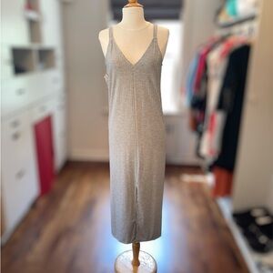 Sumer front slit dress in grey fits like S